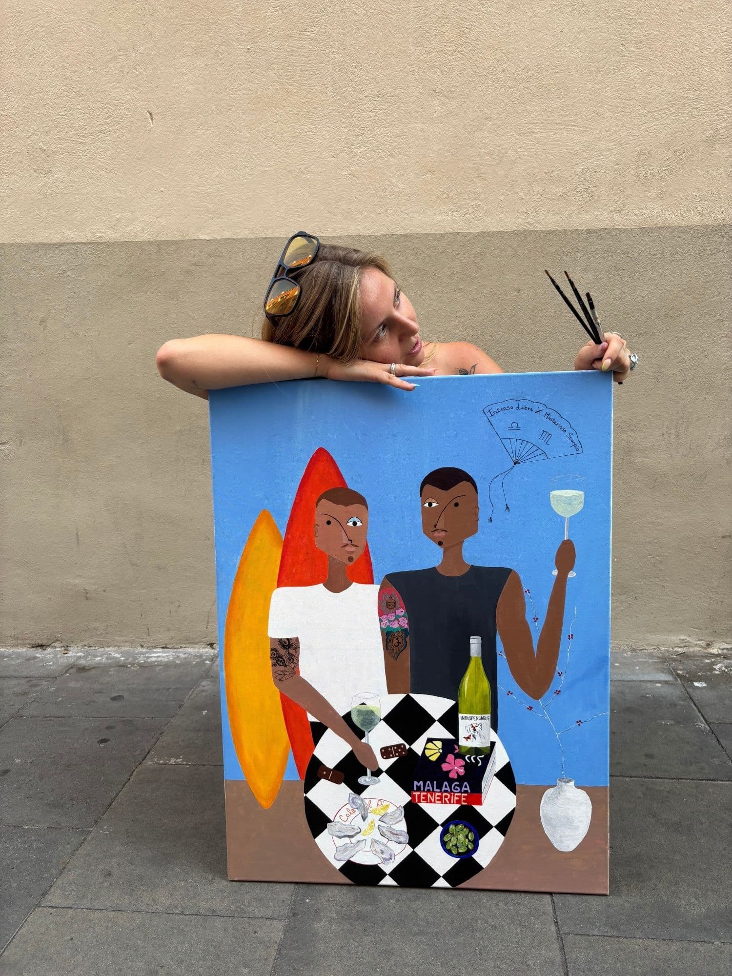 Clotilde Degommier's art studio